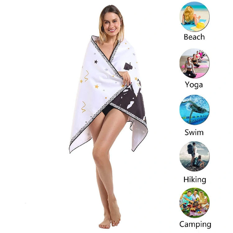 Gorgeous Towel Quick Dry Sand Free Microfiber Towel Camping Towel Gym Towel with Mesh Bag